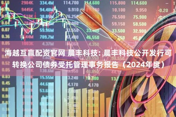 海越互赢配资官网 晨丰科技: 晨丰科技公开发行可转换公司债券受托管理事务报告（2024年度）
