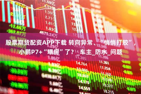 股票期货配资APP下载 转向异常、“悄悄打胶”，小鹏P7+“塌房”了？_车主_防水_问题